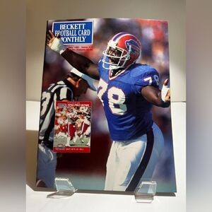 1993 BRUCE SMITH Pro Set Power #78 & 1991 Beckett Football Monthly Issue # 14